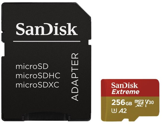 SanDisk MicroSDXC Extreme 256 GB 160 MB/s