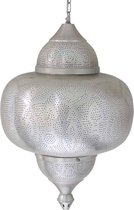Oosterse Hanglamp Zilver Ambia Ø 42 x 63cm