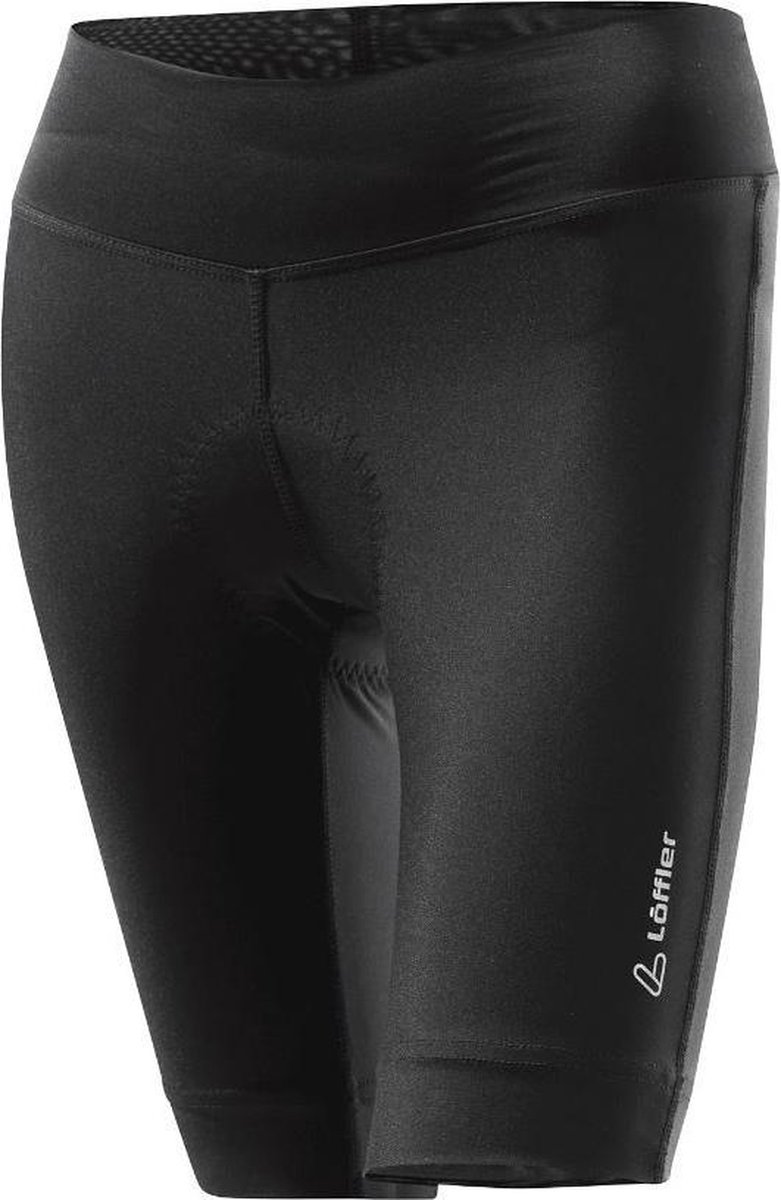 Löffler Fietsshort Dames Polyamide Zwart Maat 48