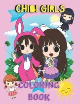 Chibi Girls Coloring Book