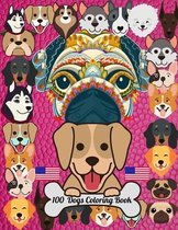 100 Dogs Coloring Book