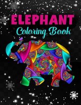 Elephant coloring book