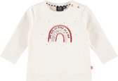 Babyface T-Shirt Long Sleeve Meisjes T-shirt - Ivory - Maat 68