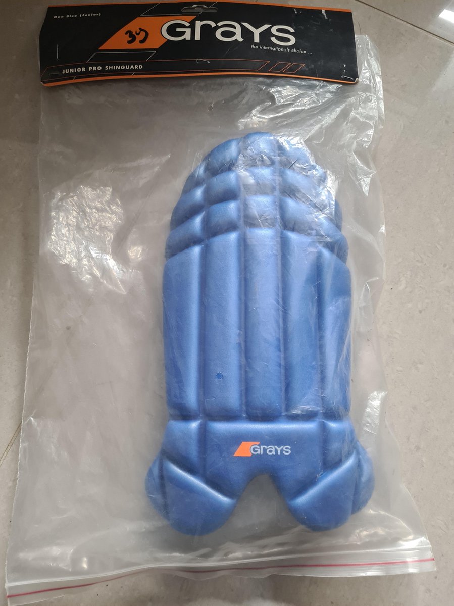 Grays hockey shinguard beschermers Blauw Junior