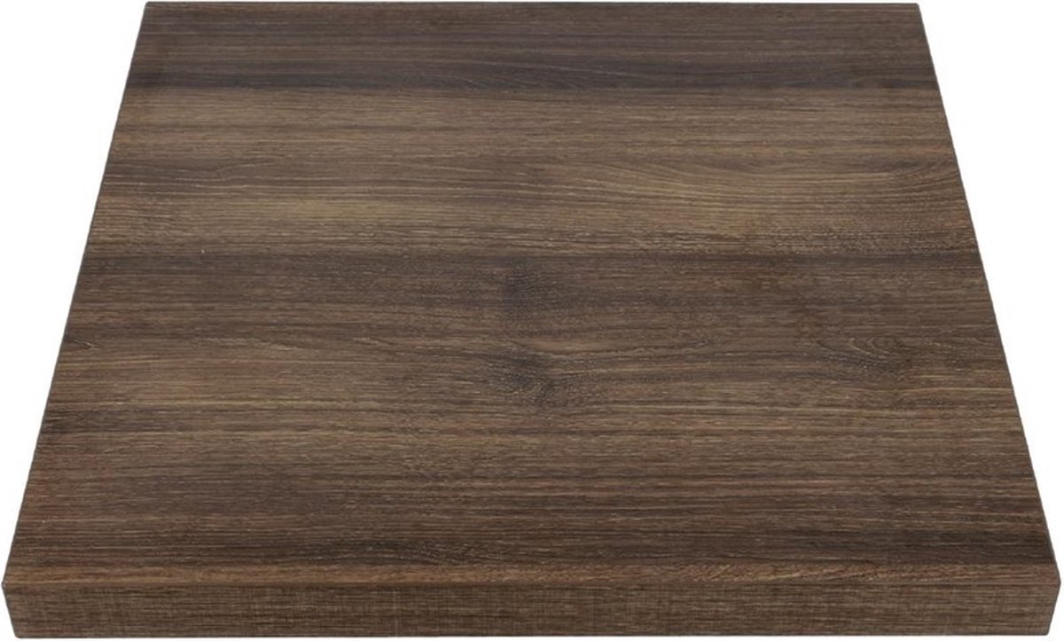 Bolero vierkant tafelblad Rustic Oak 70cm Multicolor