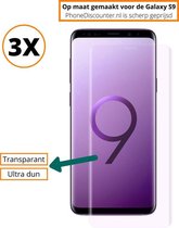 Fooniq Screenprotector Transparant 3x - Geschikt Voor Samsung Galaxy S9