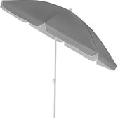 Kingsleeve Parasol 200cm UV 50+ Kantelbaar Waterafstotend Strand Antraciet