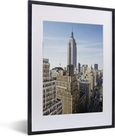 Affiche avec cadre New York - Empire State Building - Skyline - 30x40 cm