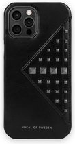iDeal of Sweden Statement Case Flap Pocket voor iPhone 12 Pro Max Beatstuds Glossy Black - Flap Pocket