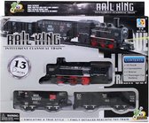 Speelset Trein + rails 13-delig (op batterijen)