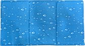 Pawise Koelmat Waterdrop - Hondenverkoeling - 90x50 cm Blauw