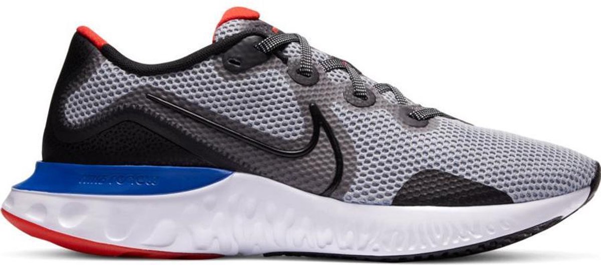 Nike Renew run grey fog black-racer blue -45 | bol.com