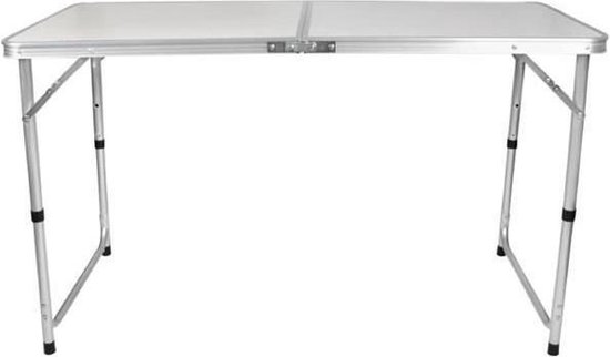Campingtafel inklapbaar met metalen frame 80 x 60 cm | Dagelijkse
