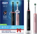 Oral-B Pro 3 - 3900 - Zwarte en Roze - Elektrische