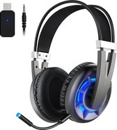 Draadloze Gaming Headset - Noise Cancelling Headset - PS4/PC - Zwart