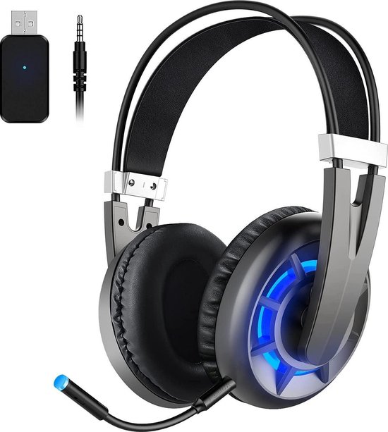 Prestigieus affix stroom Draadloze Gaming Headset - Noise Cancelling Headset - PS4/PC - Zwart | bol