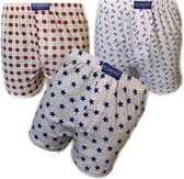 Embrator 3-stuks mannen Boxershorts Loose Fit katoen maat XL