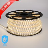 Proventa Waterdichte LED strip voor buiten - 1 x 25 meter - incl. Adapter - Wit