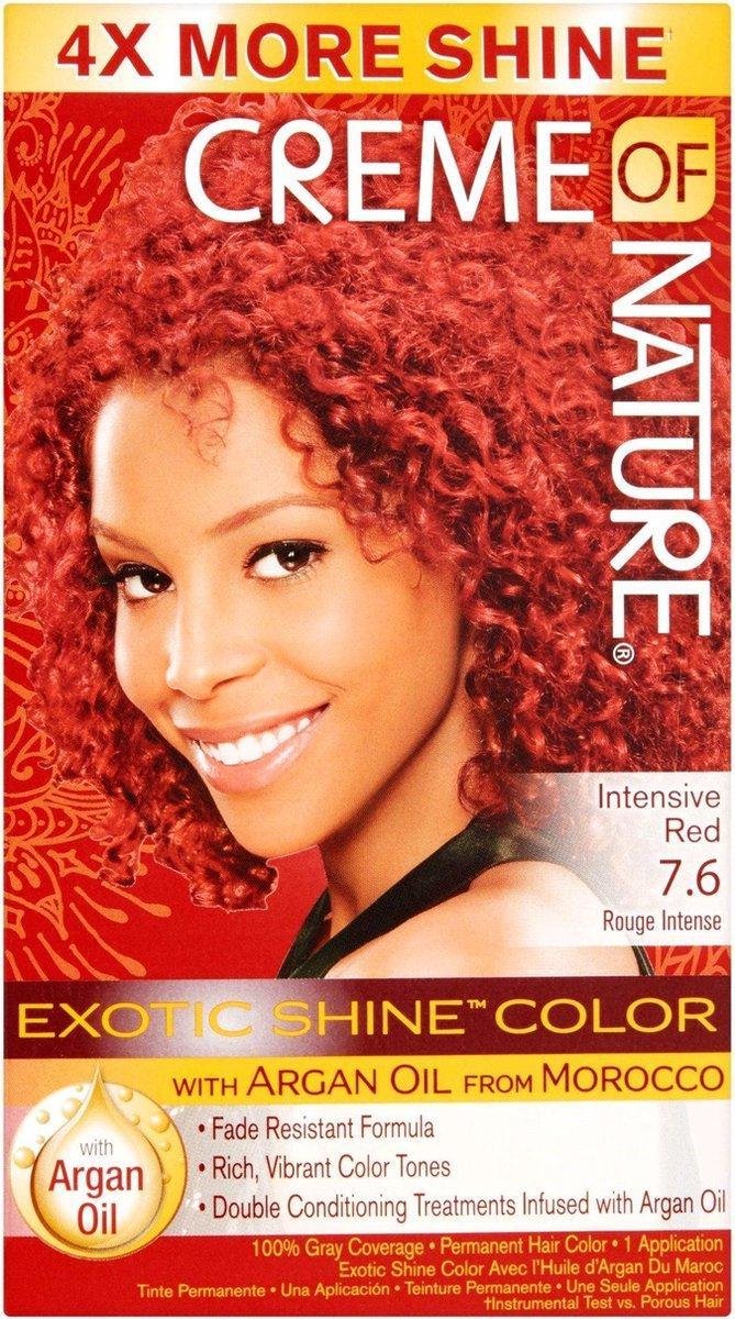Creme of Nature Argan Oil Exotic Hair Color 7.6 Intensive Red