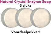 Natural Crystal Enzyme Soap | 3 stuks | Whitening Soap | Natural | Vegan | Feminine Hygiene | Organic | Herbal Yoni Soap Bar