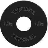 Toorx Fitness Micro Halterschijven - 50 mm - Zwart - Staal