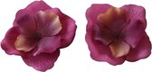 3 x Haarbloemen Clicks Oud Rose