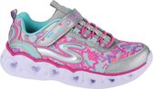 Skechers Heart Lights 20180L-SMLT, Kinderen, Zilver, sneakers, maat: 35,5 EU