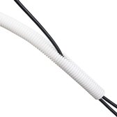 kabelbeschermer ZINAPS D-Line CTT1.1B Flexibele PVC Cable Management System, wit, CTT1.1 / 25W