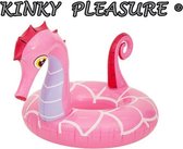 Kinky Pleasure - Opblaasbare Band - Zeepaardje - Roze - Lengte x Breedte x Hoogte - 125 x 92 x 80cm