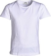 Meisjes basic shirt Wit | Maat 116/ 6Y