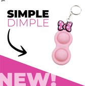 Simple Dimple - Fidget Toys - Pop It Fidget Toy - Sleutelhanger - minnie mouse