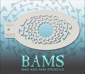 Bad Ass Stencil Nr. 3012 - BAM3012 - Schmink sjabloon - Bad Ass mini - Geschikt voor schmink en airbrush