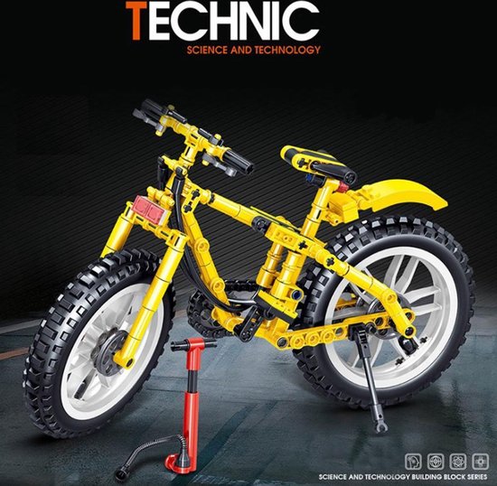 DW4Trading Mountainbike fiets geel stuks technics compatibel met grote merken | bol.com