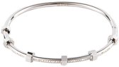 Nouka Banglearmband Dames 6 Cm Rvs Zilver