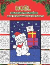 Noel couleur par numero livre de coloriage pour les enfants