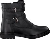 Apples & Pears Meisjes Biker boots Giacinta - Zwart - Maat 39