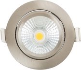 LED inbouwspot | 5W | rond | zilver | IP42 | DIM2WARM