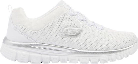 Skechers Dames Witte sneaker memory foam - Maat 41 | bol.com