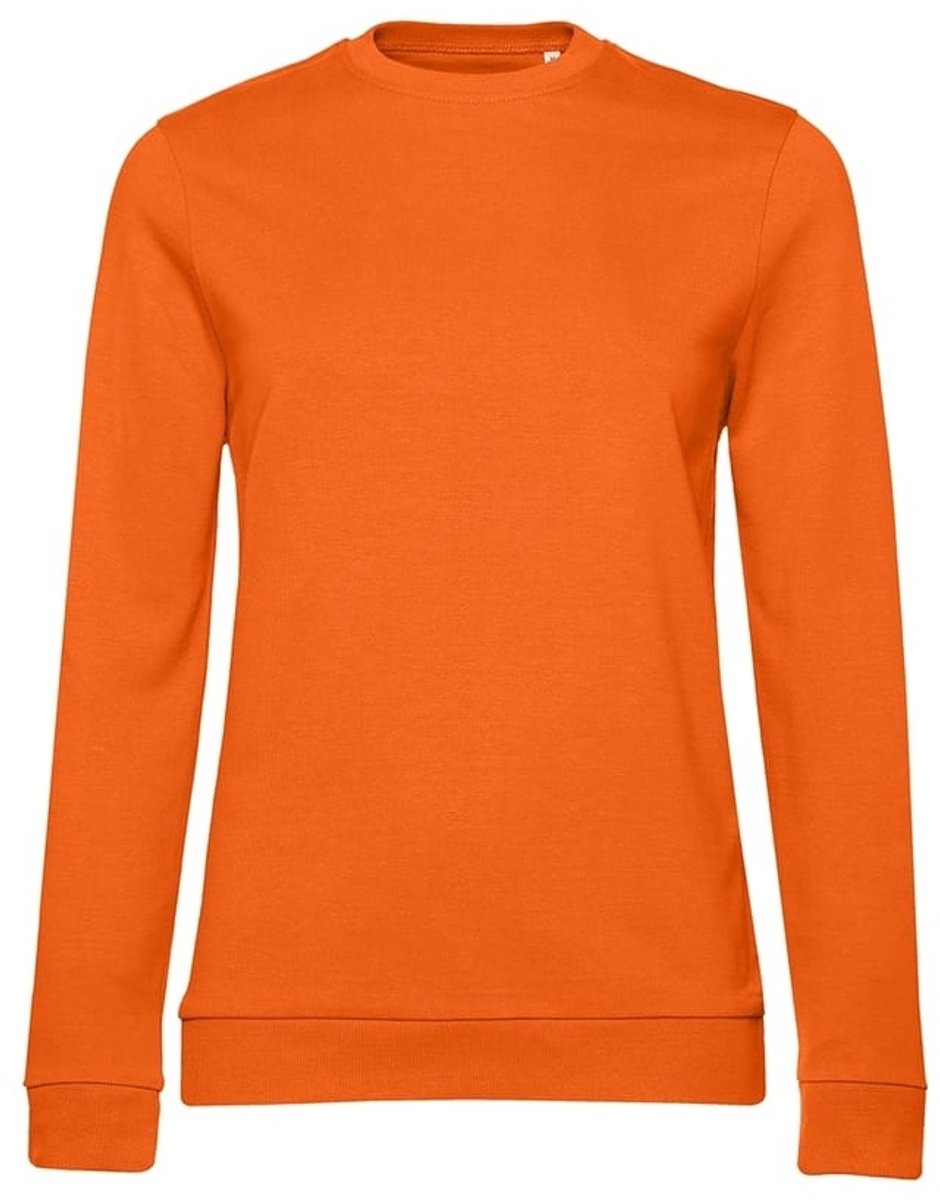 B&C Dames/dames Set-in Sweatshirt (Oranje)