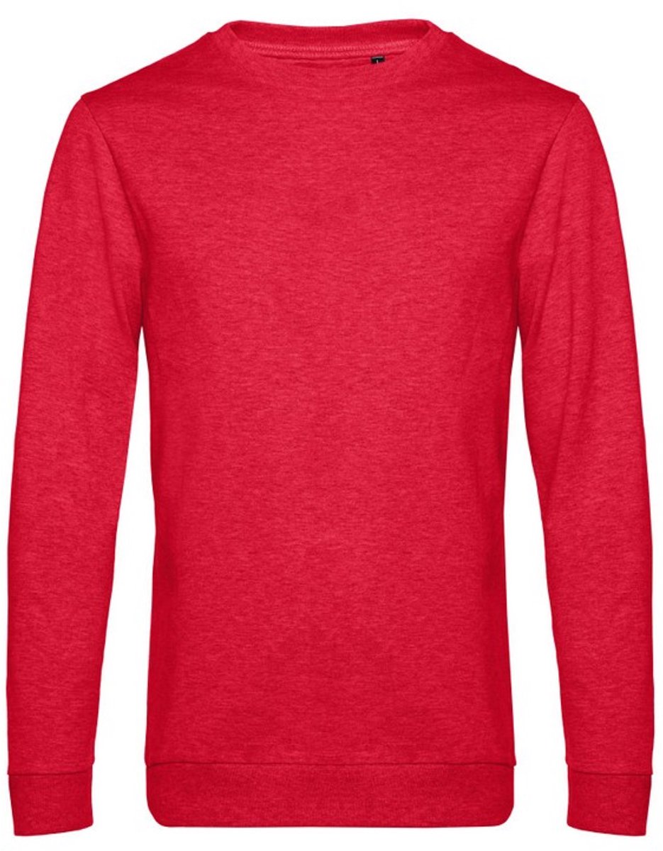 B&C Heren in sweatshirt (Heide Rood)