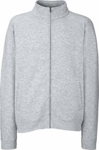 Fruit Of The Loom Heren Volle Ritssluiting Sweat Jacket (Heather Grijs)