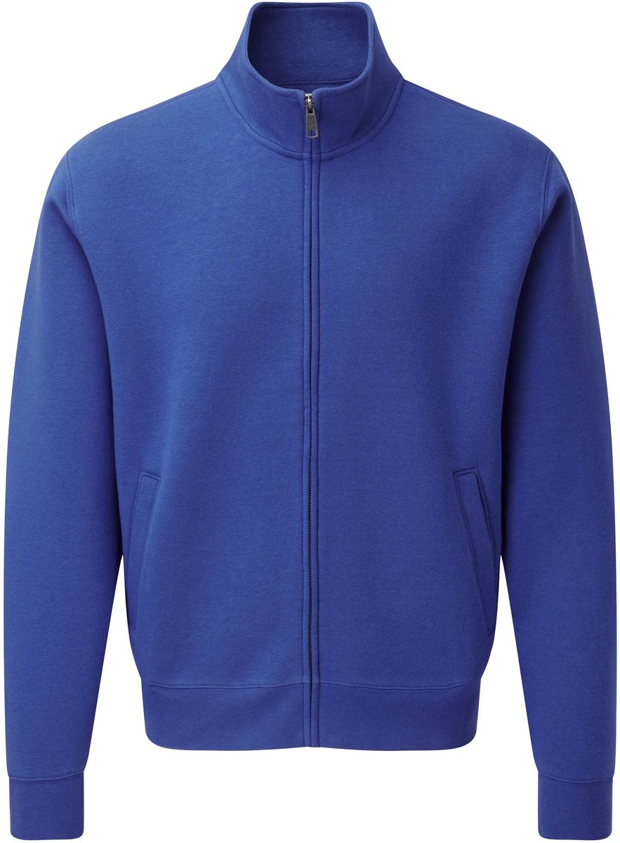 Russell Heren Authentiek Sweatshirt-jasje met volledige ritssluiting (Helder Koninklijk)