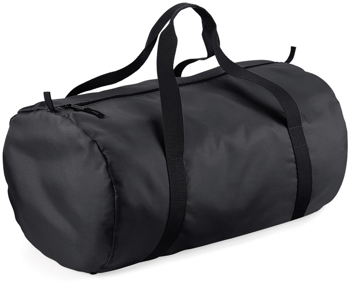 BagBase Packaway Vatzak / Duffle Waterbestendige Reiszak (32 Liter) (Pakket van 2) (Zwart/Zwart)