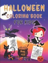 Halloween Coloring Book for Kids Ages 4-8