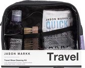 Jason Markk Travel Shoe Cleaning Kit - Sneaker Cleaner, Schoenborstel, Microvezel Doekje, Wipes - voor al uw schoenen van alle materialen - voor op reis en onderweg