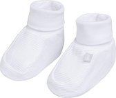 Baby's Only Booties Pure - Wit - 3-6 mois - 100% coton écologique - GOTS