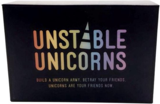 Thumbnail van een extra afbeelding van het spel Unstable Unicorns - Black editon