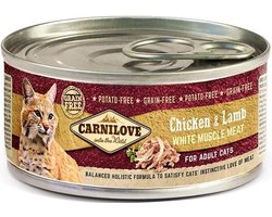 Carnilove Cat Can Chicken & Lamb 100 gram -  - Katten droogvoer