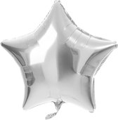 Folat - Folieballon Ster Zilver - 48 cm
