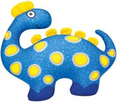 Bino Knuffeldinosaurus Junior 33 X 11 X 29 Cm Polyester Blauw